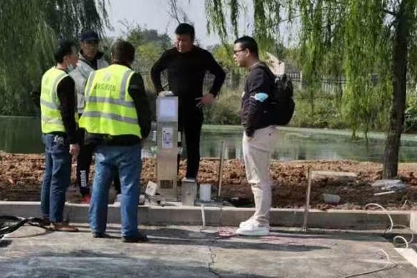 Power and Water Pedestal installation9